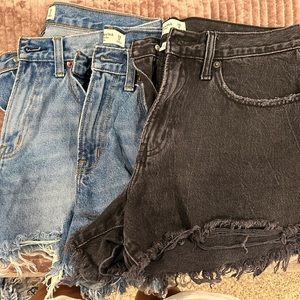 Abercrombie and fitch mid rise boyfriend shorts